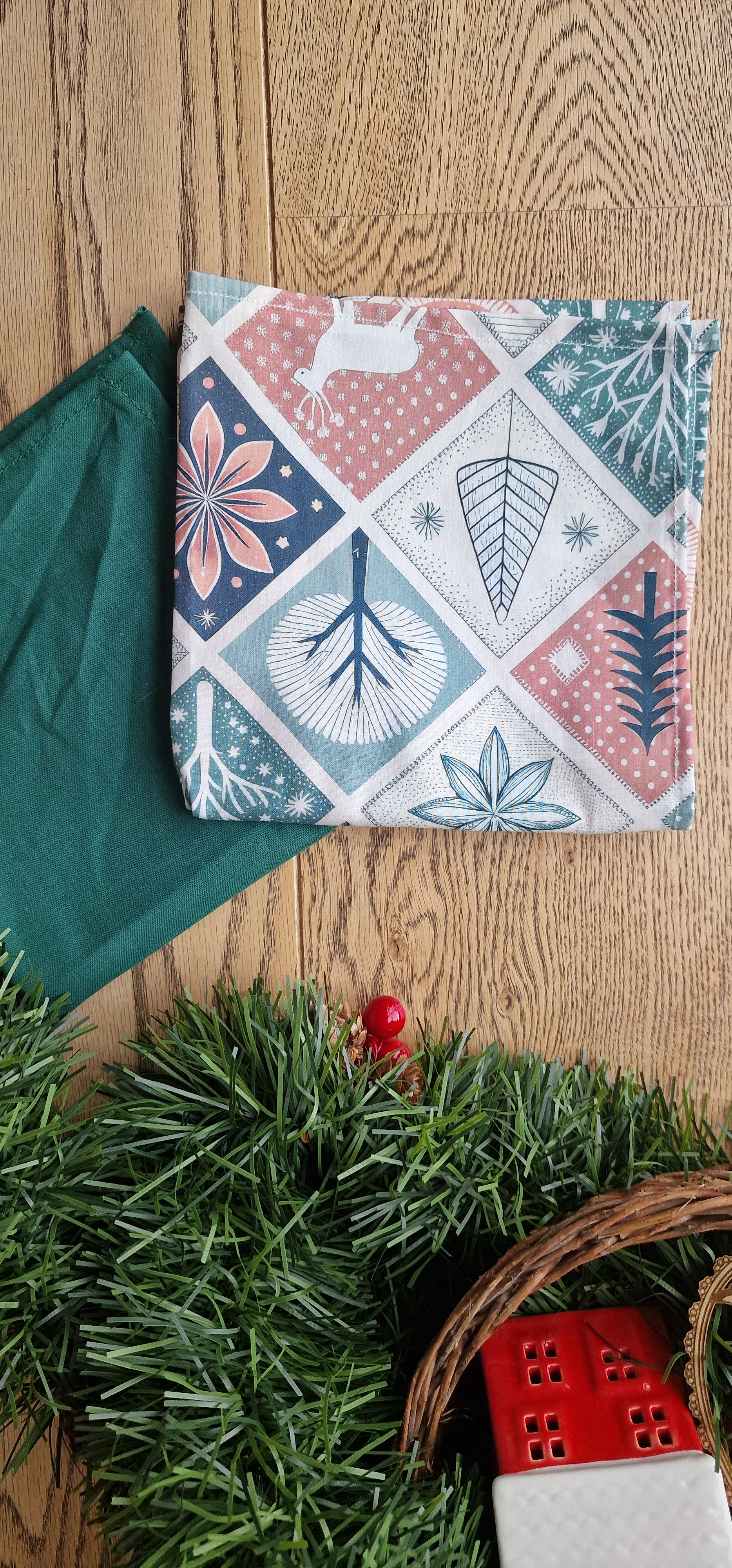 Serviette de table Noël - mouchoir