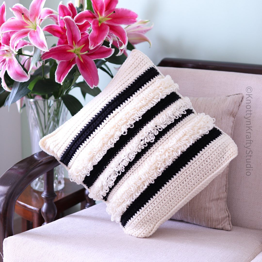 Loop-de-Loop Boho Cushion Cover