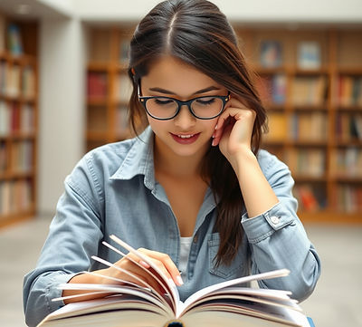 Teenage Girl reading a book.jpg