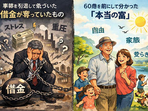 「事業を引退して気づいた、借金が奪っていたものと、60歳を前にして分かった、「本当の富」」2025年12月20日