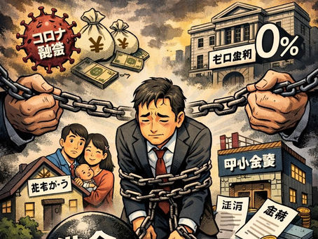 コロナ融資やゼロ金利が生んだ、借金で縛る社会2026年4月10日