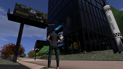 Second Lifeの土地に建てた自分AI実験用Office