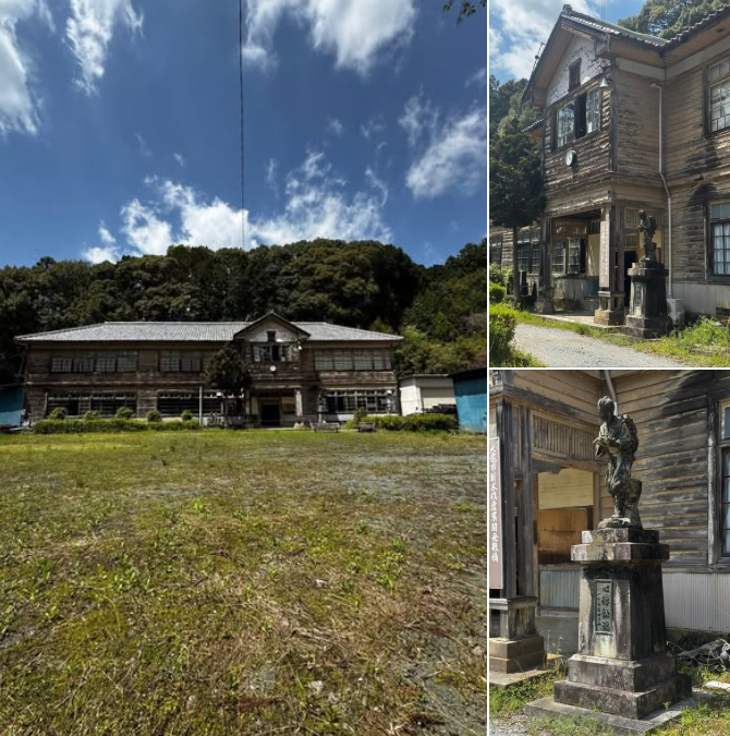 浜松市天竜区にある小学校跡地に立ち寄りました。2026年4月12日
