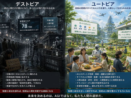 AGI時代は、遅かれ早かれもうそこまで【デストピア か ユートピア か】2026年7月20日