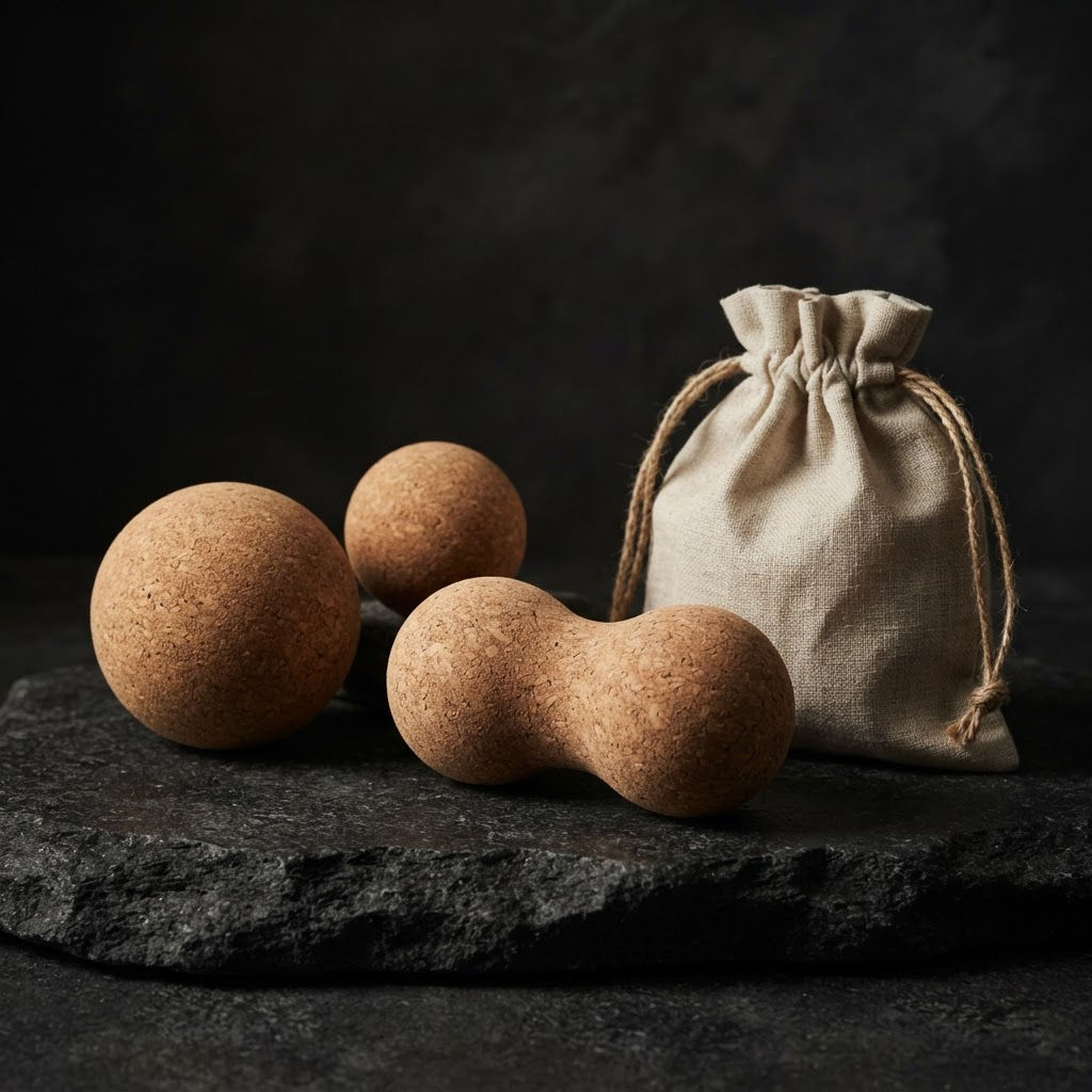 Cork Massage Ball Trio