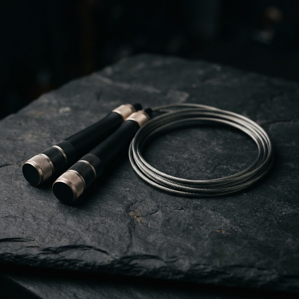Aluminum Speed Jump Rope, Matte Black