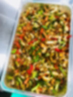 STIR-FRY SAM-ROD DISH.