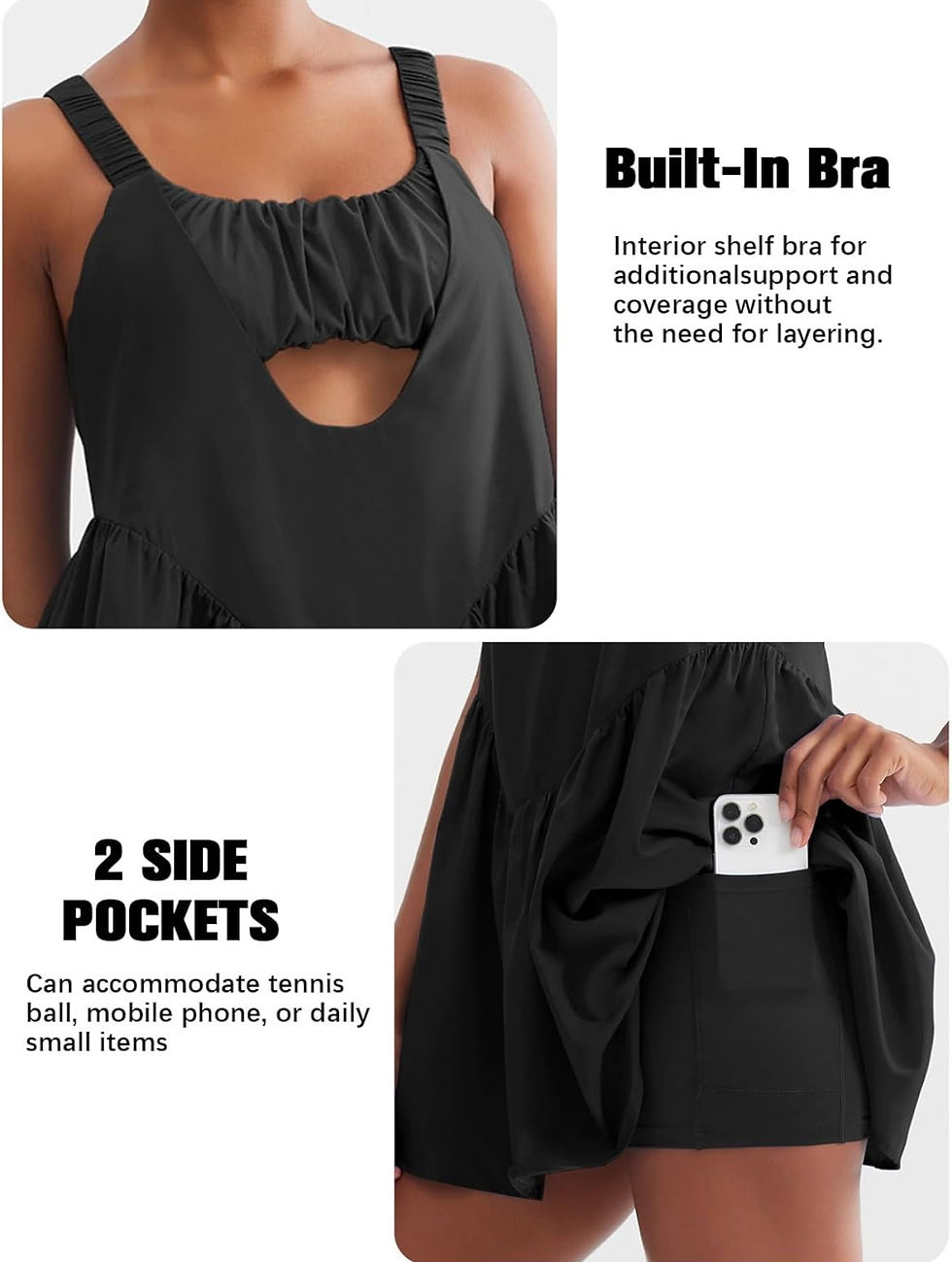 Thumbnail: Baby Doll Two Piece Tennis Set