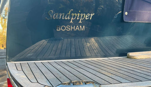 Sandpiper freshly polished - Navigators Marine Service Centre