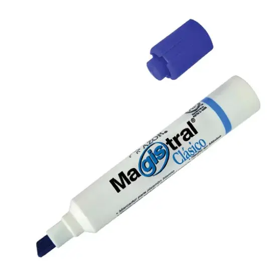 MARCADOR MAGISTRAL PARA PIZARRON AZUL