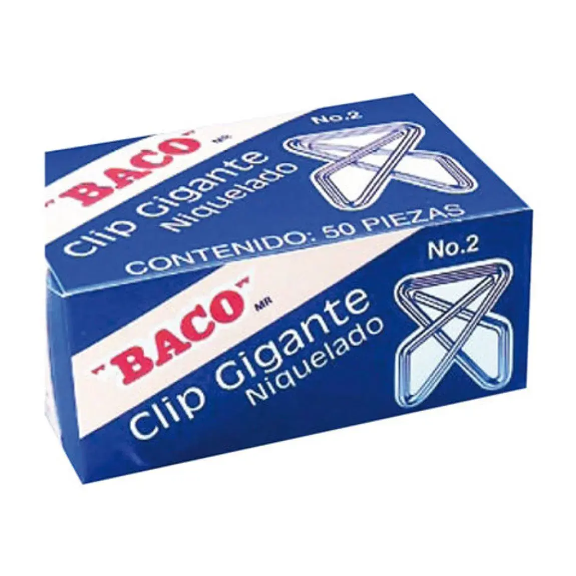 CLIPS MARIPOSA NO. 2 C/50 PZAS.