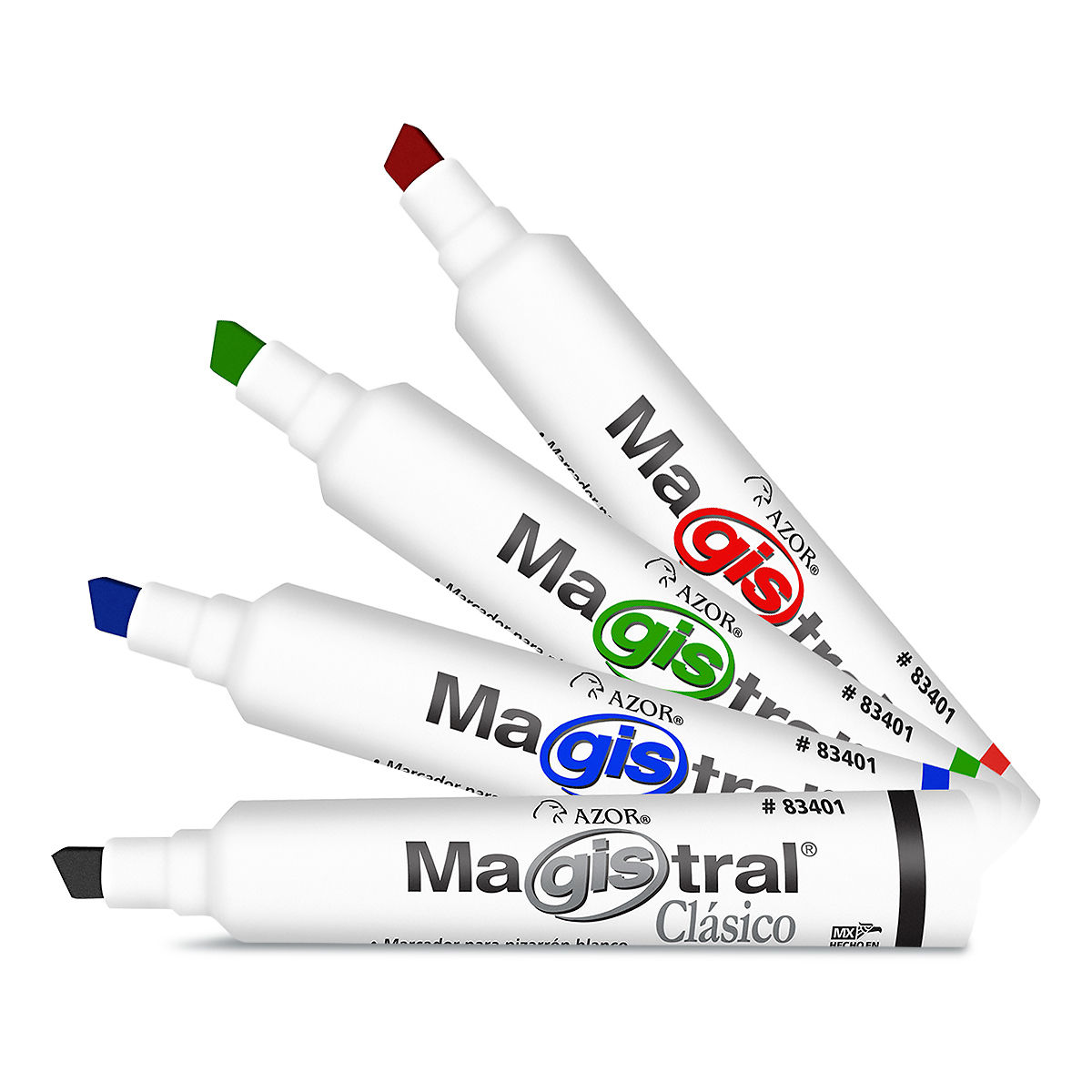 MARCADOR PARA PIZARRON MAGISTRAL C/4 MARCADORES
