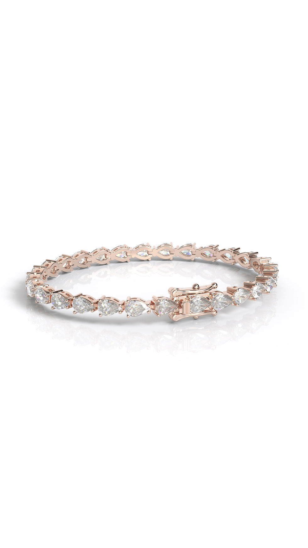 縮圖：Pear cut Tennis Bracelet   TBAA-002B