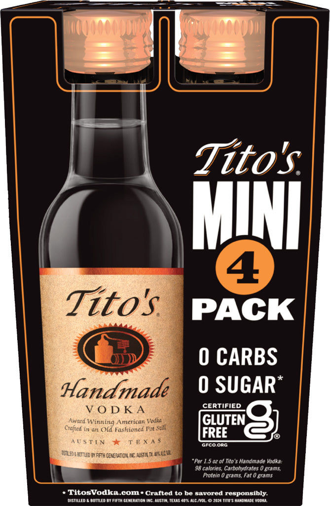 Titos 50ml 4 Pk