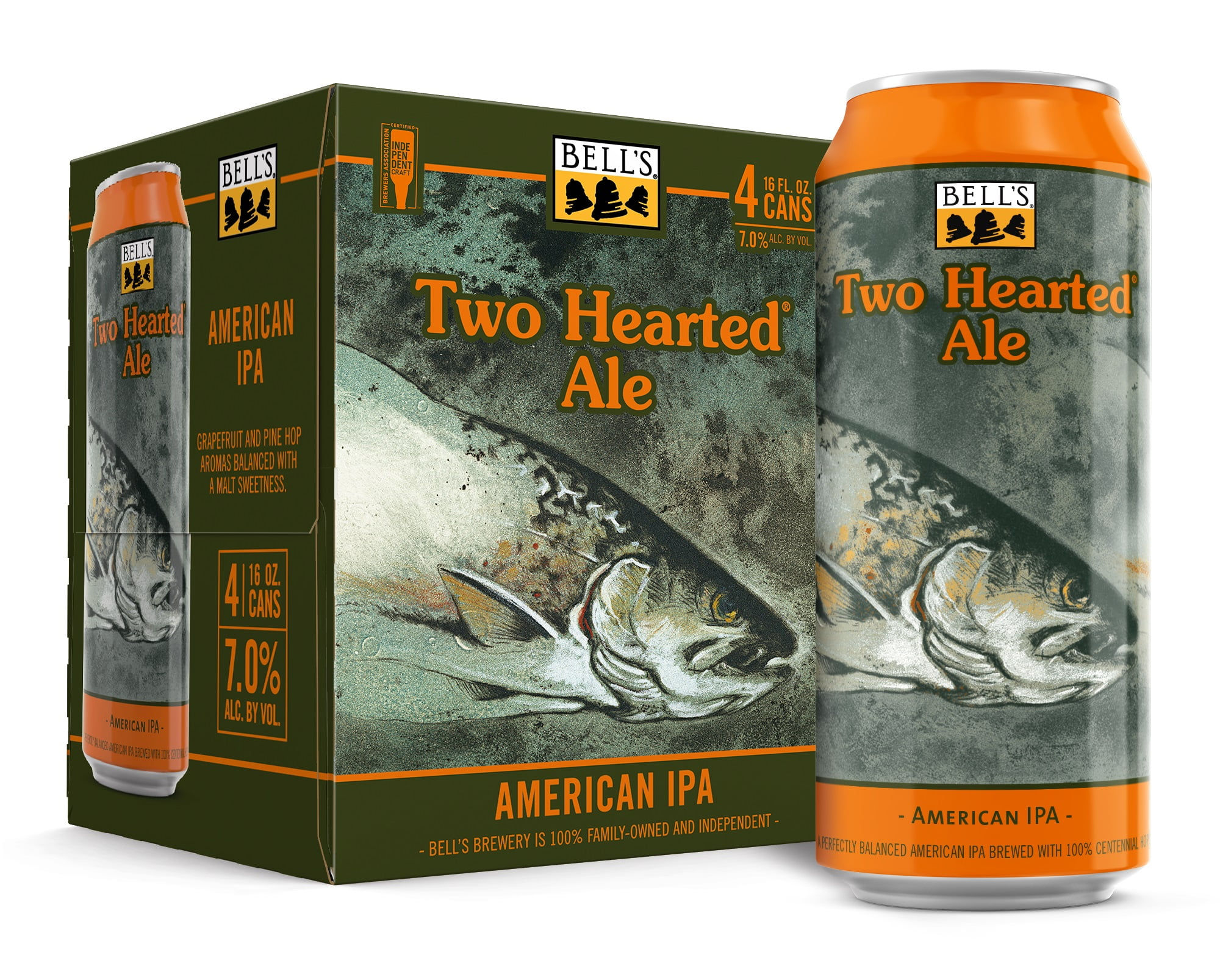 Bell's Two Hearted Ale, 4 pack, 16 fl oz