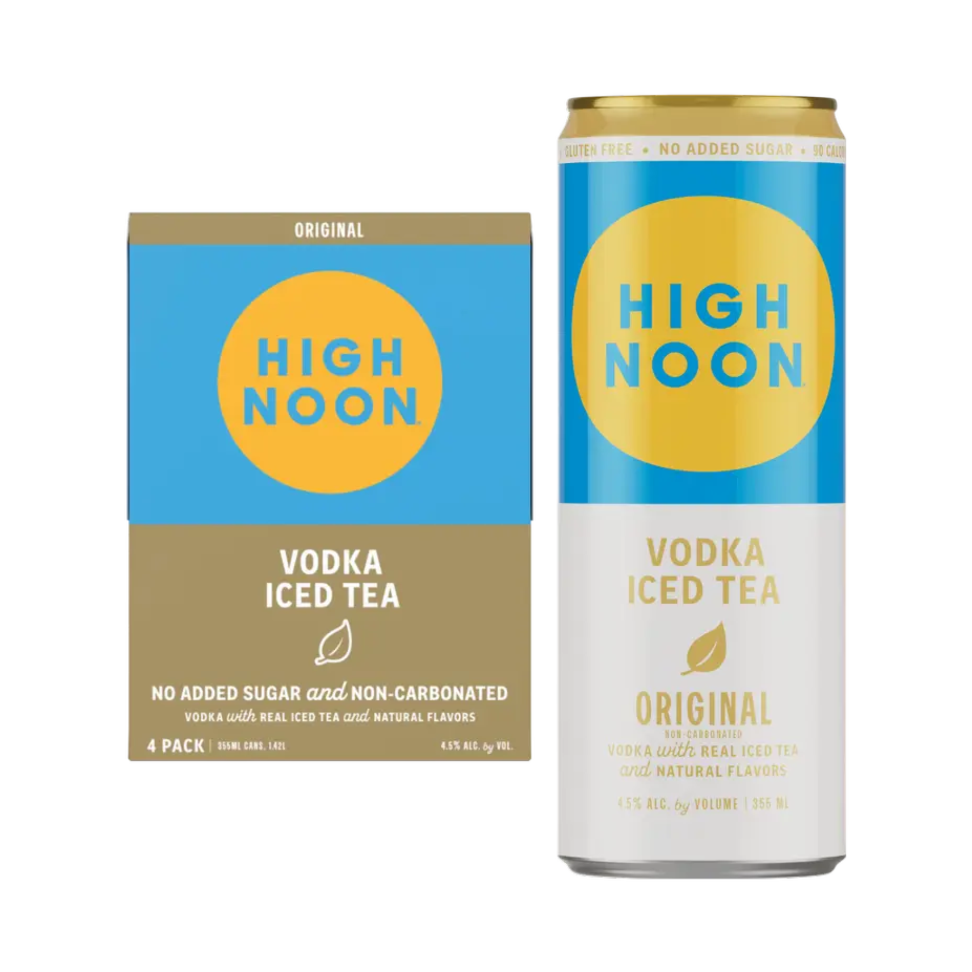 HIGH NOON VODAKA ORIGINAL ICED TEA 4 PACK