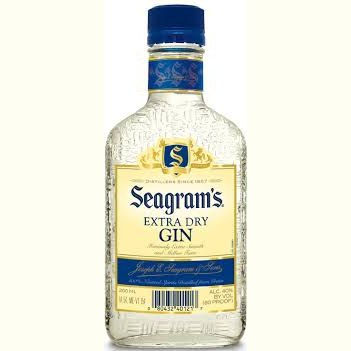 SEAGRAM'S EXTRA DRY GIN 200ML