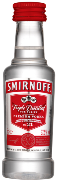 SMIRNOFF 80 PROOF VODKA 50ml