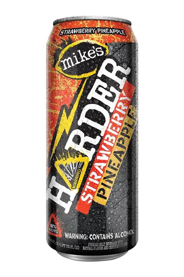 MIKES HARDER STRAWBERRY PINEAPPLE MALT BEER 23.5 OZ SGL - CAN
