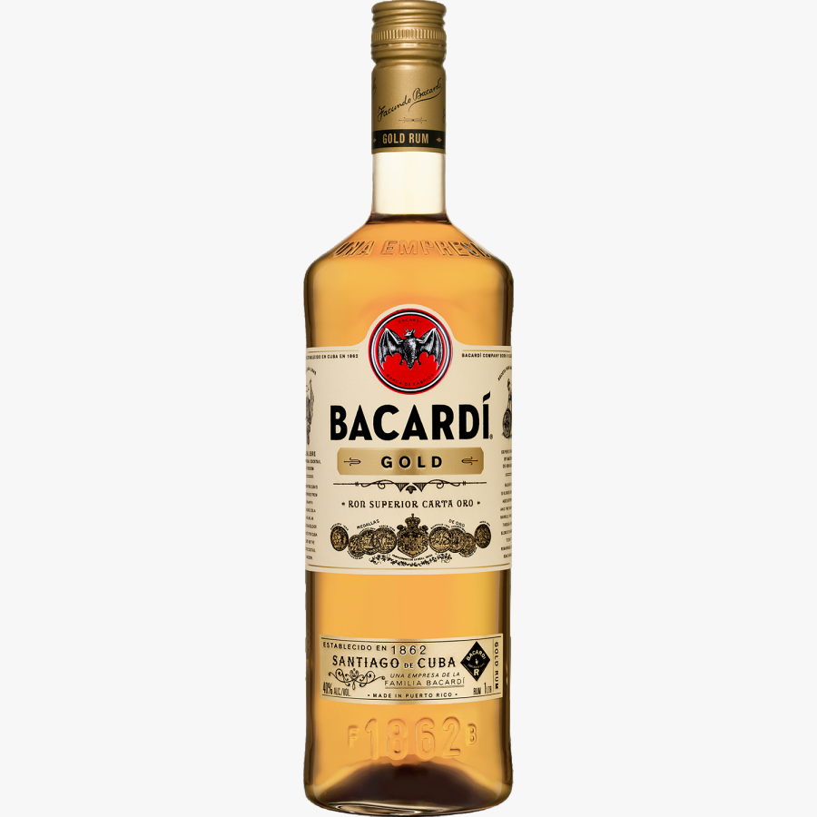 BACARDI GOLD DARK RUM 1L
