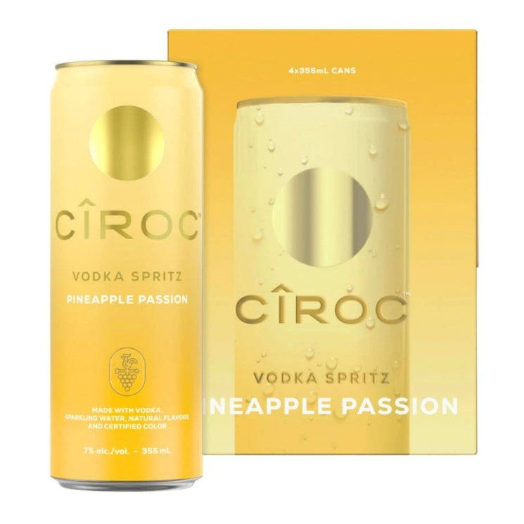 CIROC PINAPPLE PASSION RTD 4PK 12OZ
