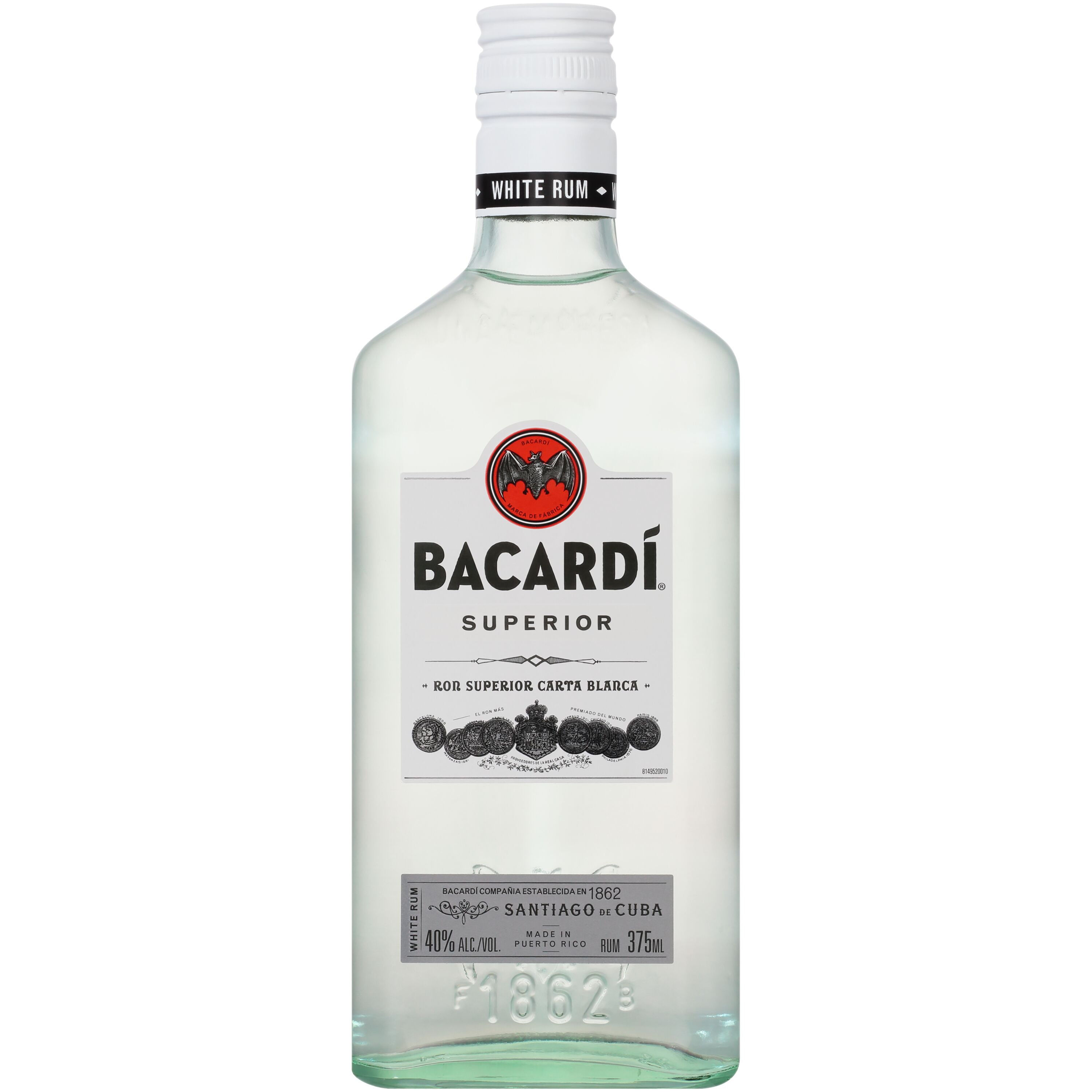 Bacardi Superior Carta Blanca Rum 375 ML