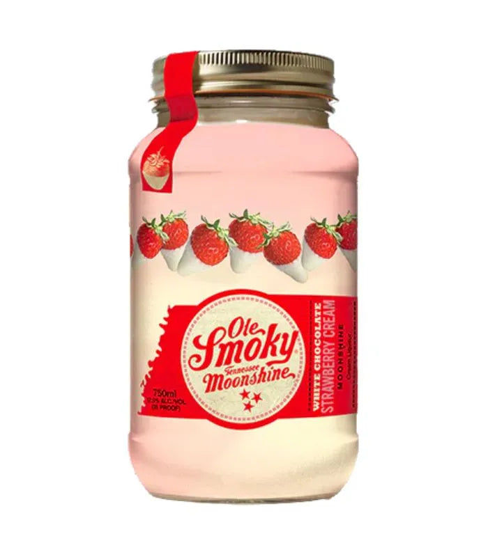 OLE SMOKY MOONSHINE WHITE CHOCOLATE STRAWBERRY CREAM 750ML