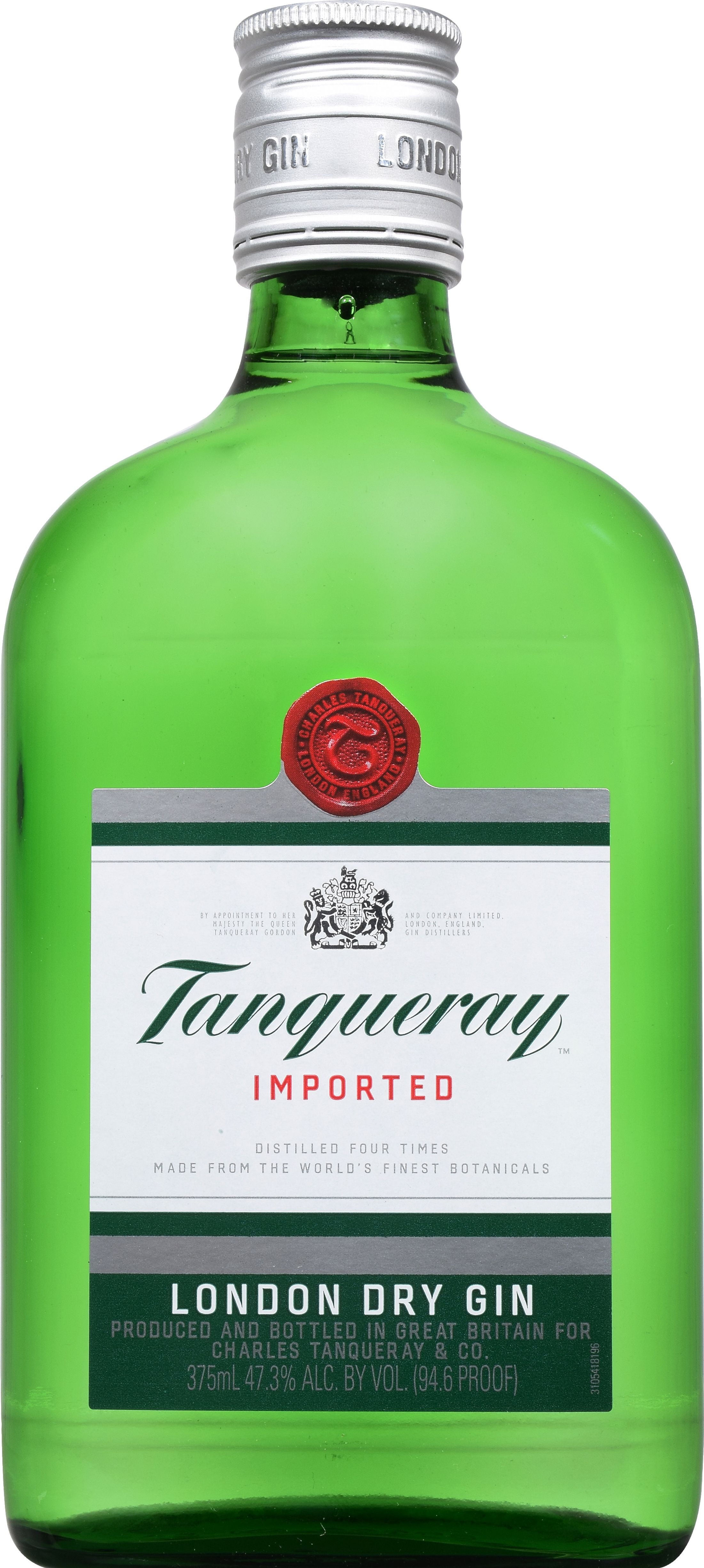 Tanqueray London Dry Gin, 375 mL (94.6 Proof)