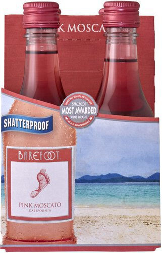 Barefoot Cellars Pink Moscato 4Pk