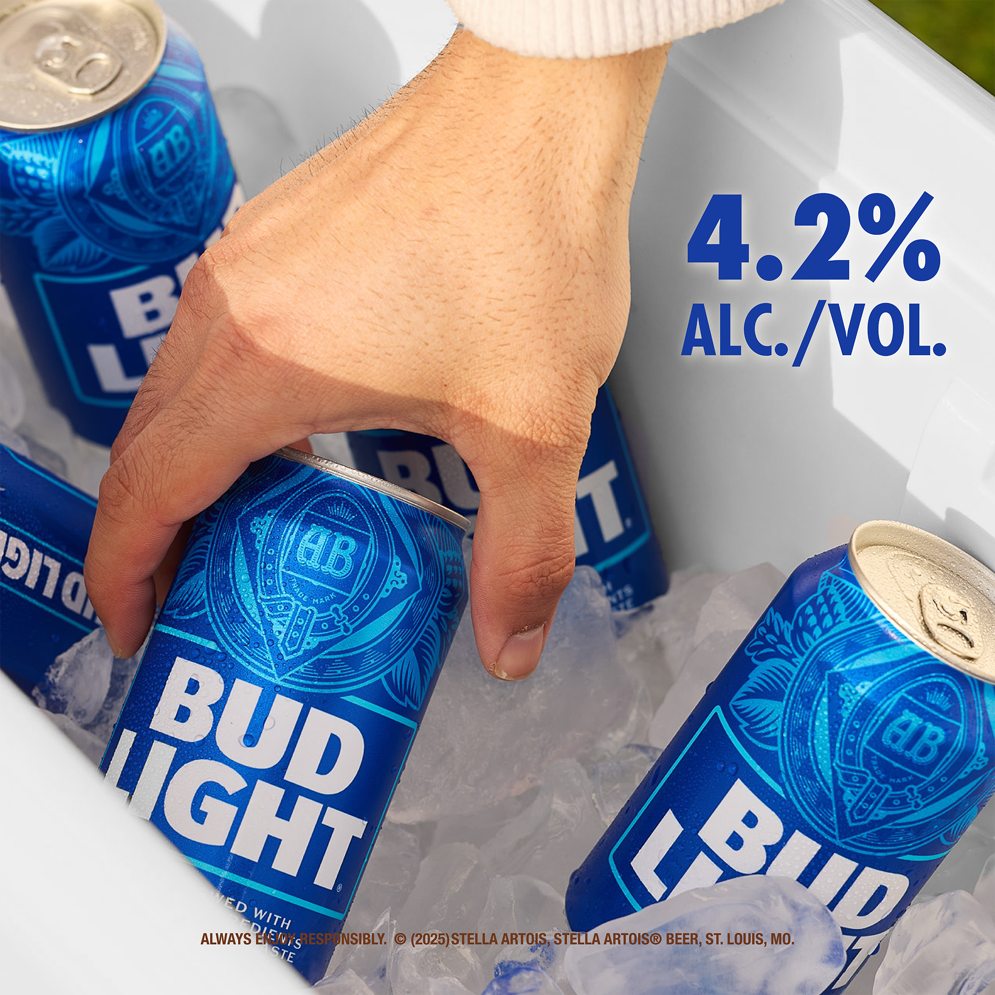 BUD LIGHT 8PK 16 OZ CAN 12 OZ