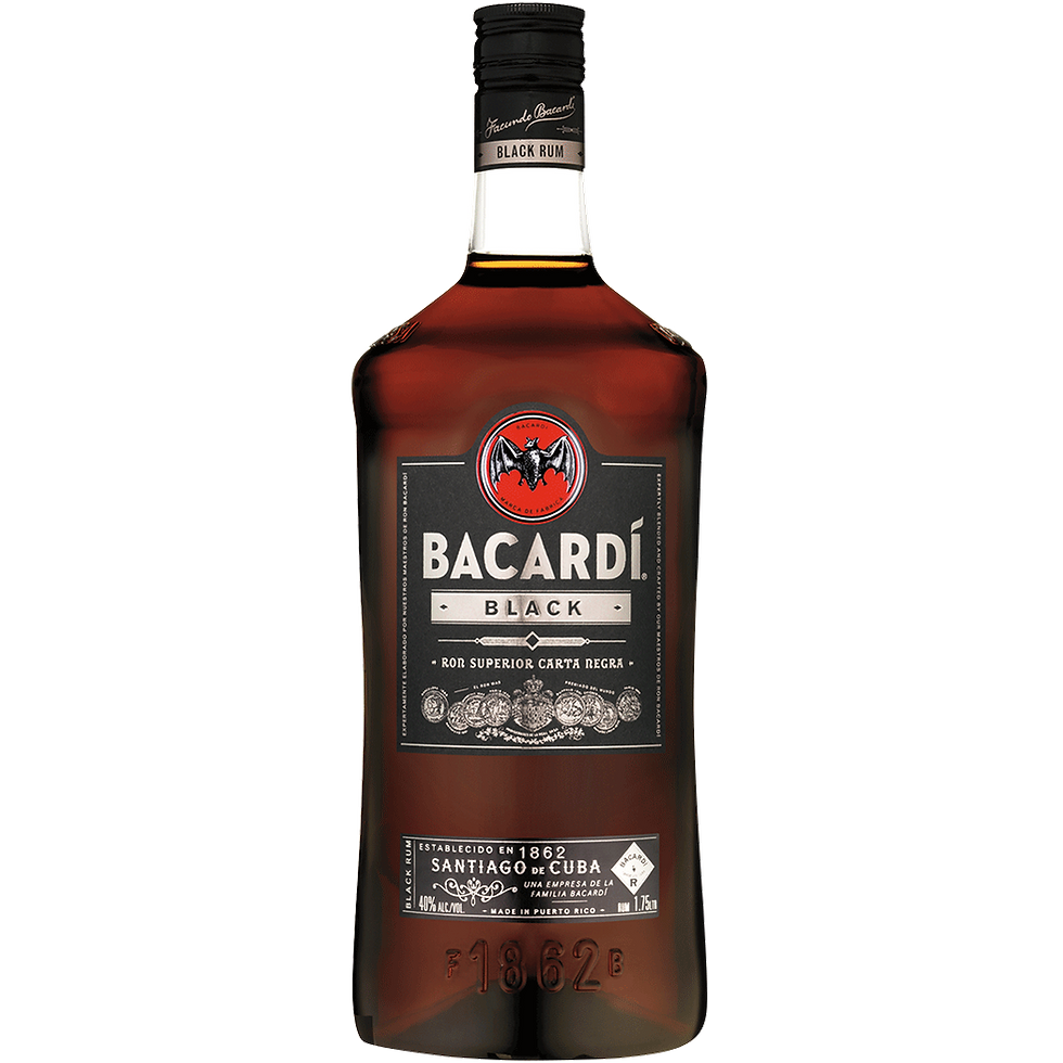 BACARDI BLACK RUM 1.75L
