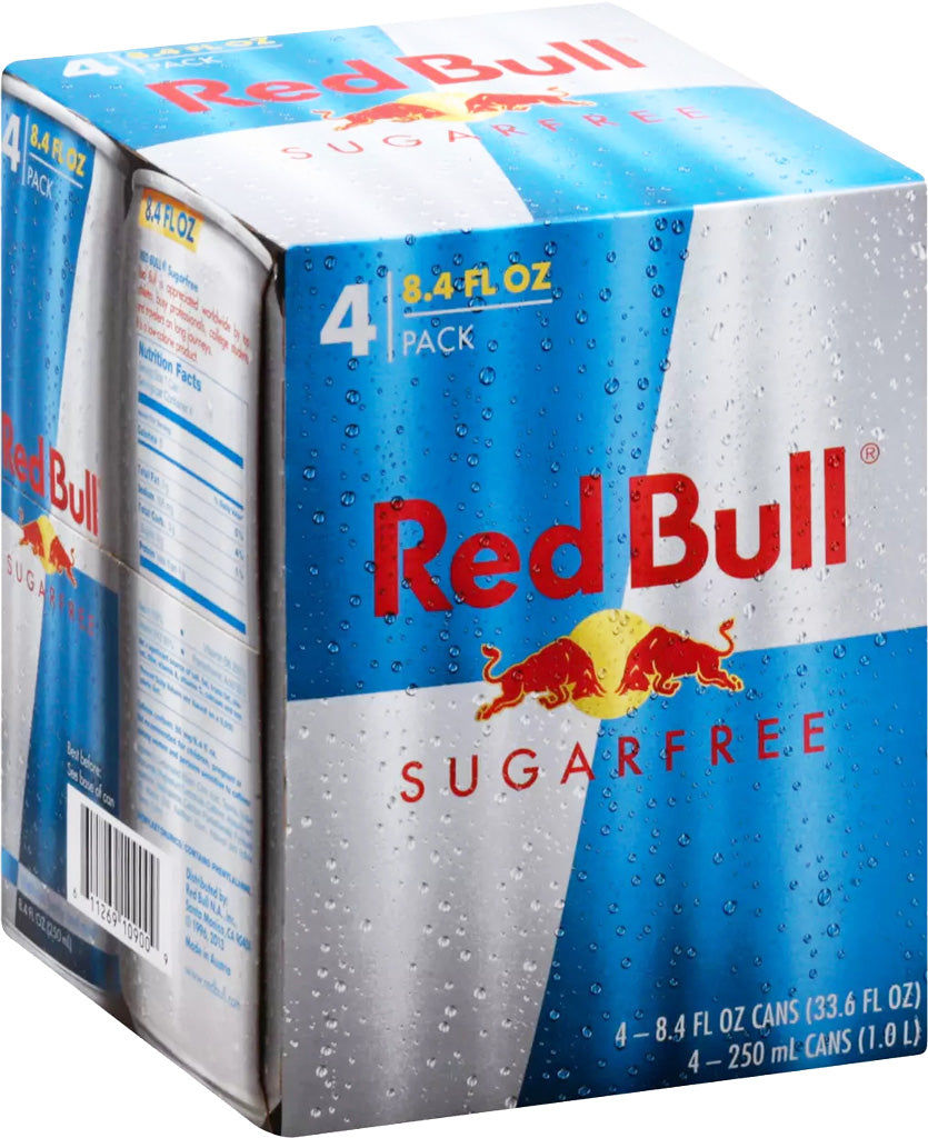 RED BULL SUGARFREE 8.4OZ 4PK