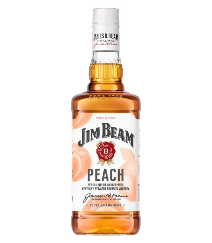 JIM BEAM PEACH FLAVORED WHISKEY 750ml