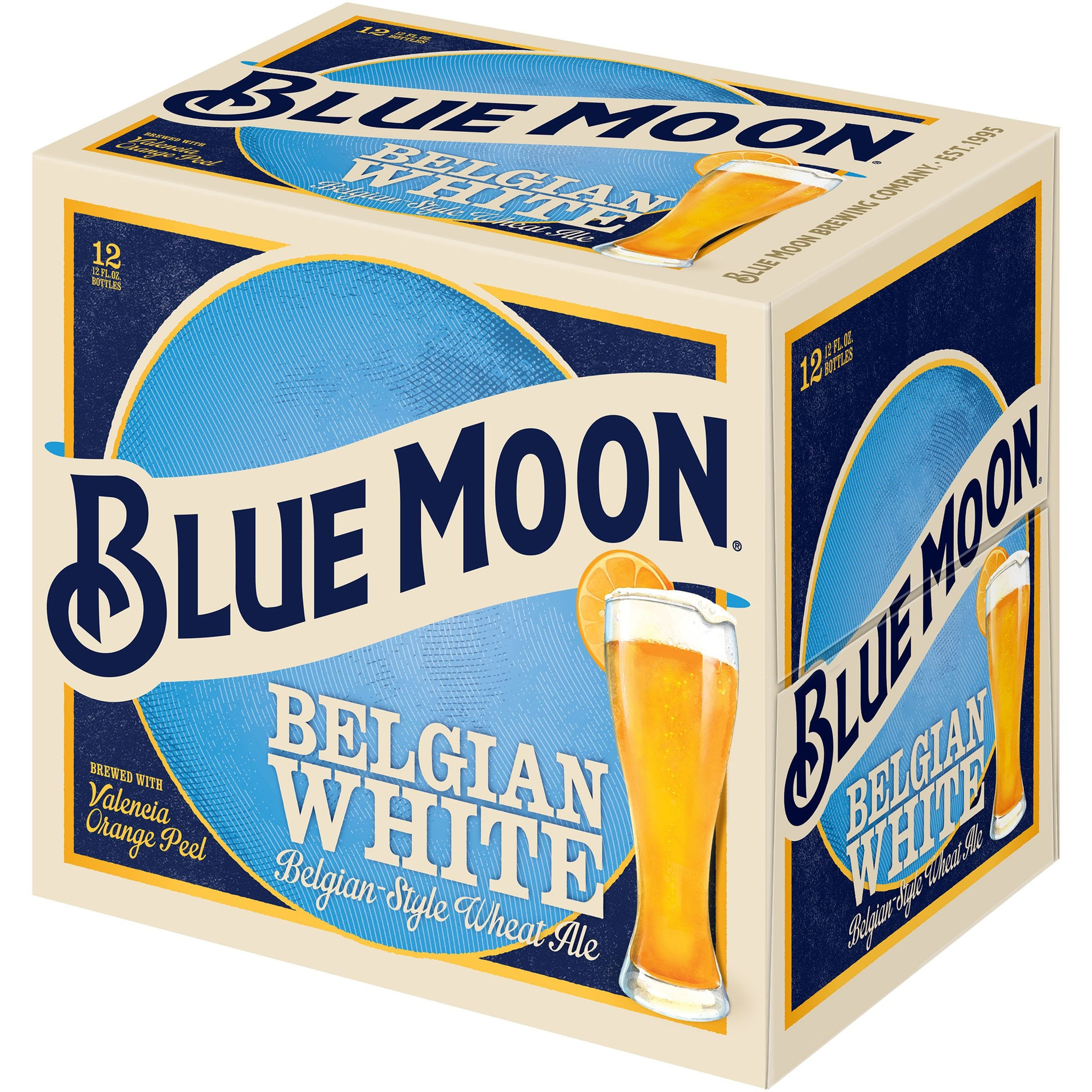 BLUE MOON BELGIUM ALE BOTTLE 12 PK 12 OZ