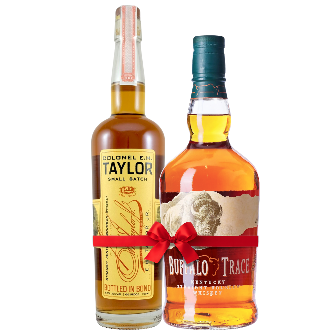COMBO: 1x Colonel E.H. Taylor Small Batch (750 mL)+ 1x Buffalo Trace Bourbon 750