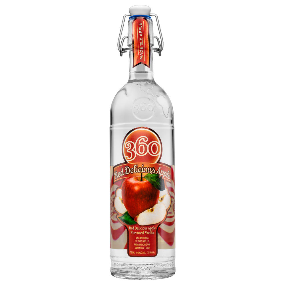 360 RED APPLE 750ML