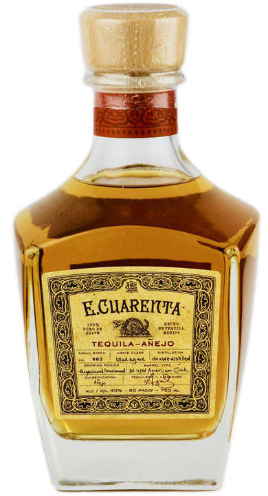 E Cuarenta Añejo Tequila 750 ML