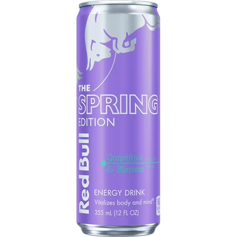 RED BULL SPRING EDITION GRAPEFRUIT AND BLOSSOM ENERGY DRINK 8.4 OZ SGL - CAN