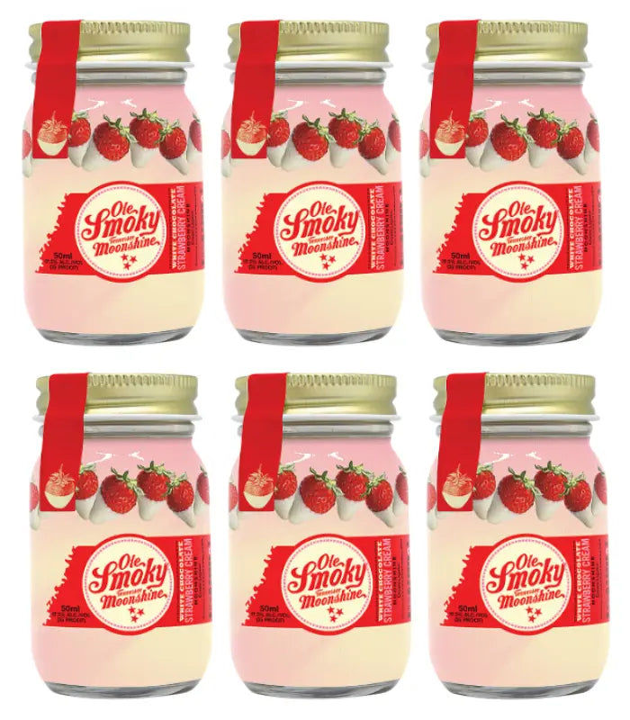 OLE SMOKY WHITE CHOC S. BERRY CREAM MOONSHINE 50ml