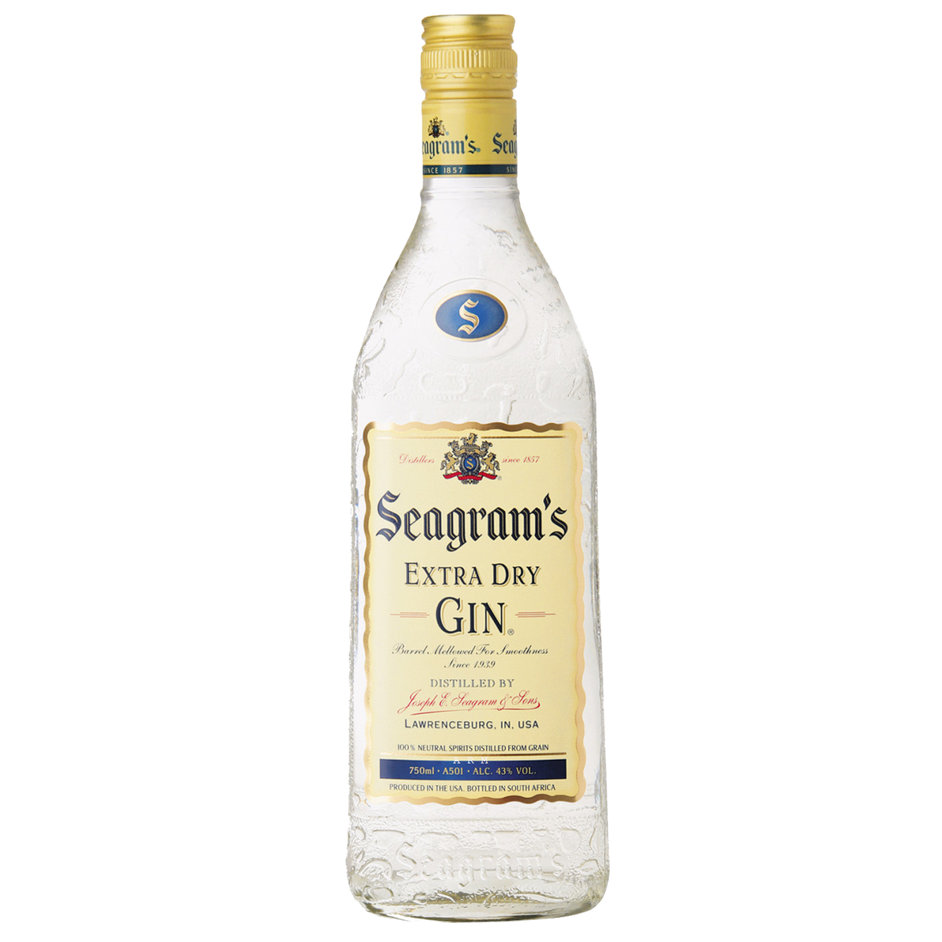 SEAGRAM'S EXTRA DRY GIN 375ML