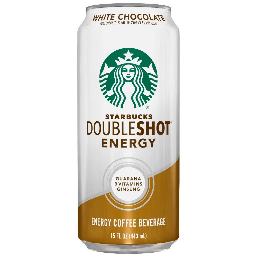 STARBUCKS DOUBLE SHOT WHITE CHOCOLATE ENERGY COFFEE DRINK 15 OZ SGL - CAN