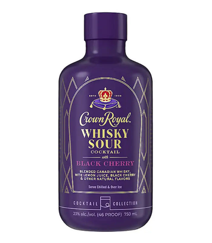 Crown Royal Whiskey Sour Black Cherry Cocktail 750mL