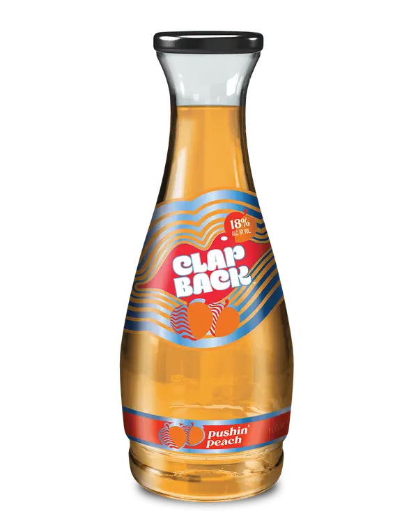 CLAP BACK  PEACH 1 LITER