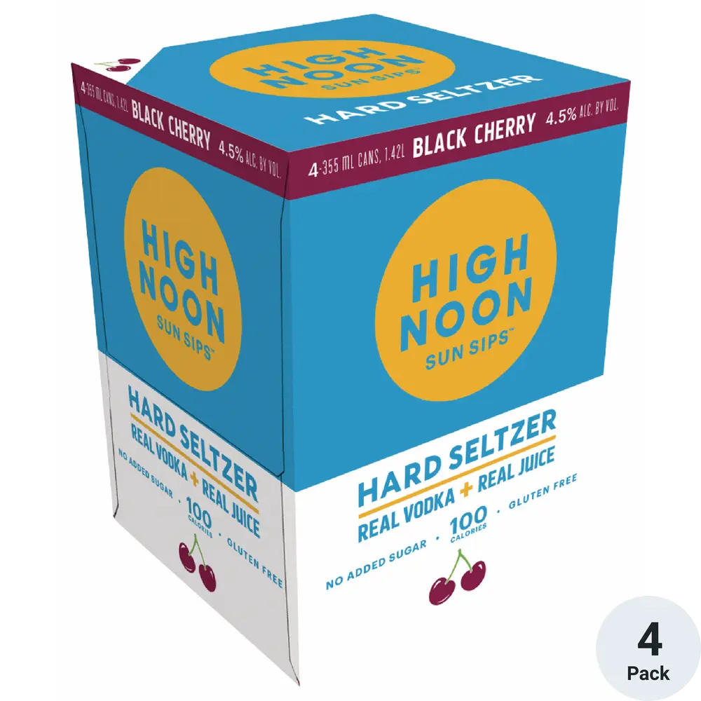 High Noon Black Cherry 4pk