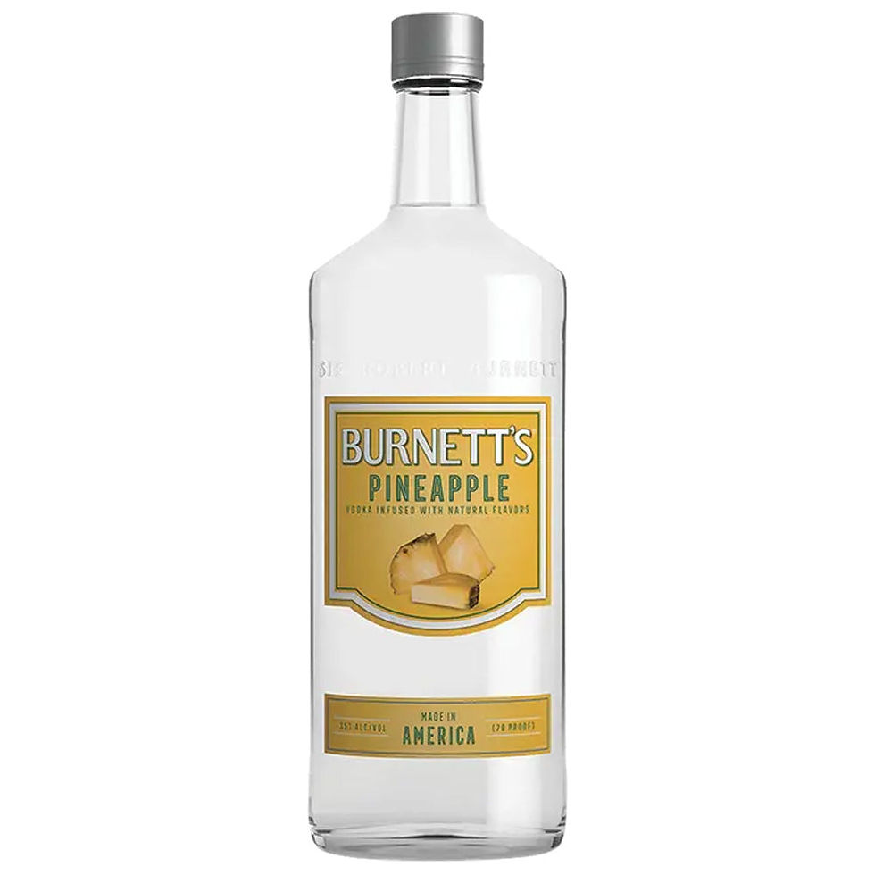 BURNETT'S PINEAPPLE FLAVORED VODKA 750ml