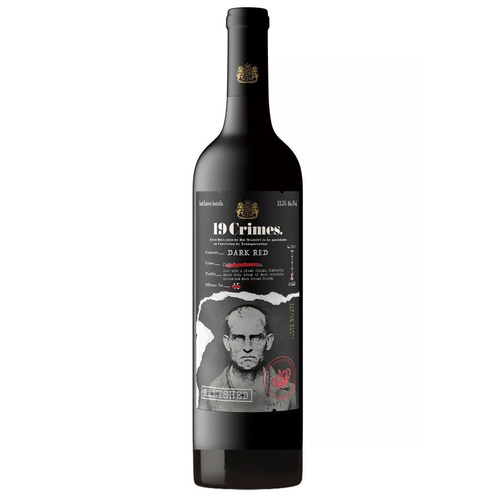 19 CRIMES THE BANISHED RED WINE 750ml