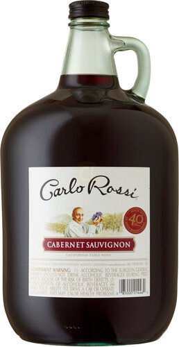 CARLO ROSSI CABERNET SAUVIGNON CALIFORNIA 4L