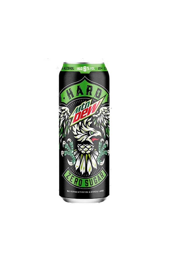 MOUNTAIN DEW HARD 5% ABV BEER 24 OZ SGL - CAN
