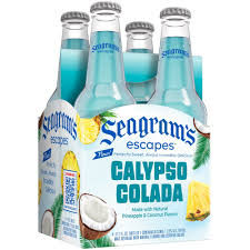 SEAGRAMS ESCAPES CALYPSO COLADA WINE COOLER 11.2 OZ 4 BTL - PK