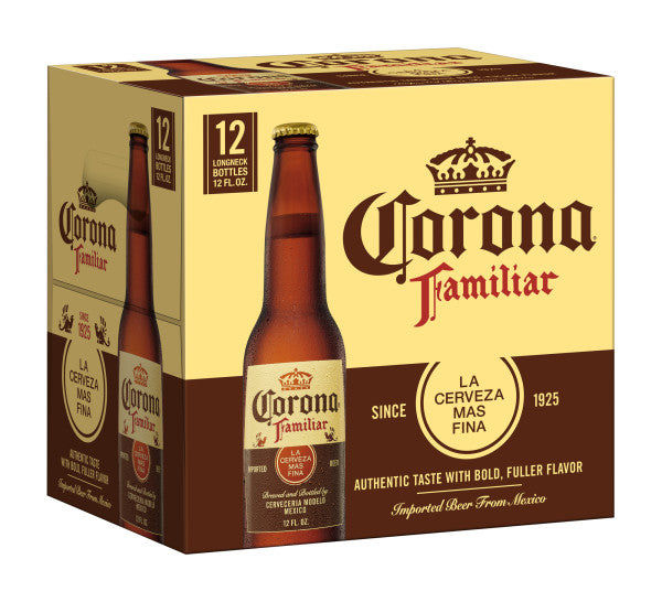 CORONA FAMILIAR BEER 12 OZ 12 BTL - PK